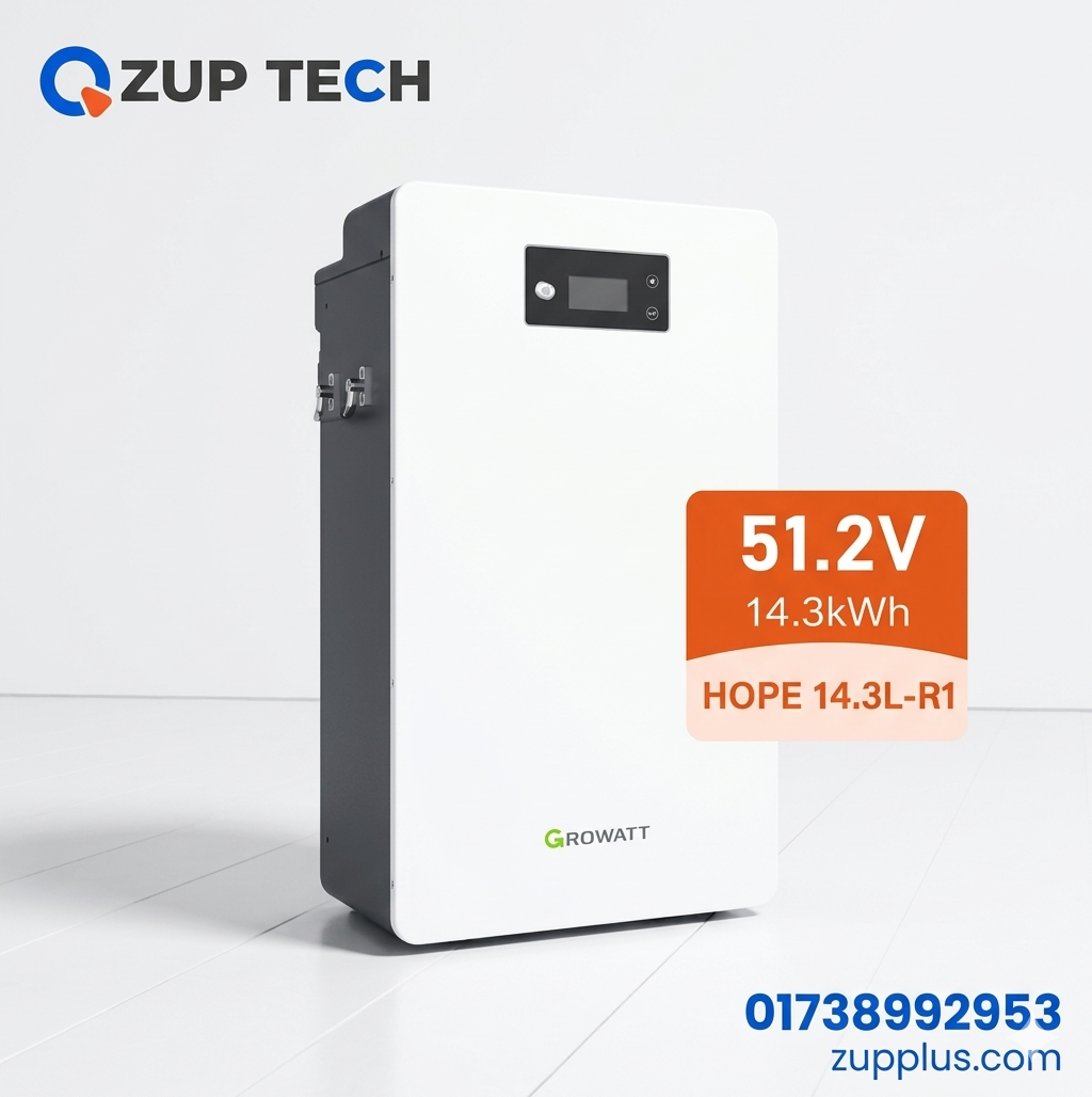 Growatt HOPE 14.3L-R1 51.2V 14.3KWh LiFePO4 Battery