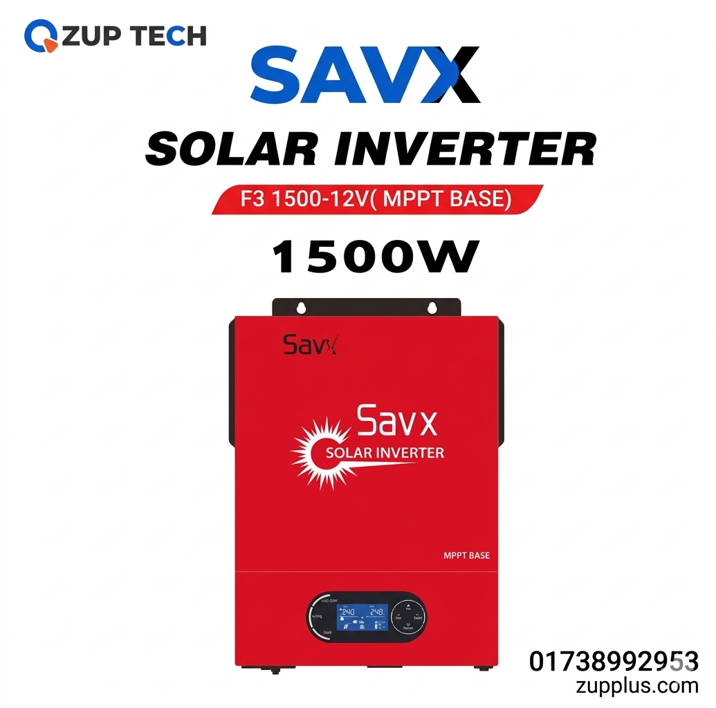 Savx Solar Inverter F3 1500-12V( MPPT BASE)